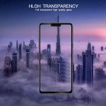 Wholesale LG G8 ThinQ Full Tempered Glass Screen Protector Case Friendly (Black Edge)